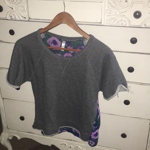 Cute one of a kind casual sweater top!